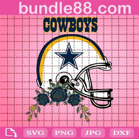 Dallas-Cowboys Skull Football Svg Files SVG PNG DXF EPS Digital Files March 2024