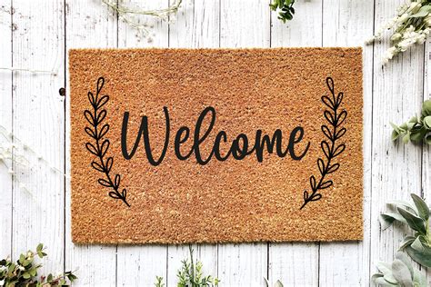 Welcome Mat SVG Doormat SVG Laurel SVG New Homeowner Svg | Etsy UK