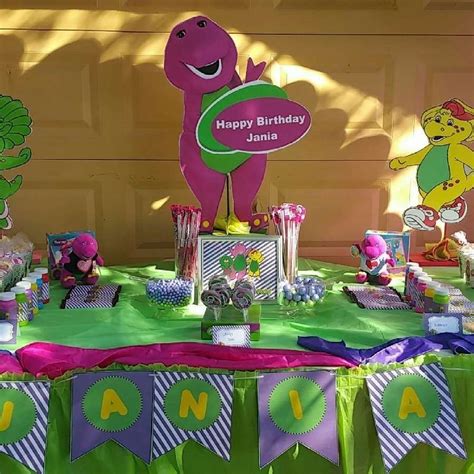 barney Birthday Party Ideas | Photo 1 of 8 | Barney birthday, Barney birthday party, Barney party