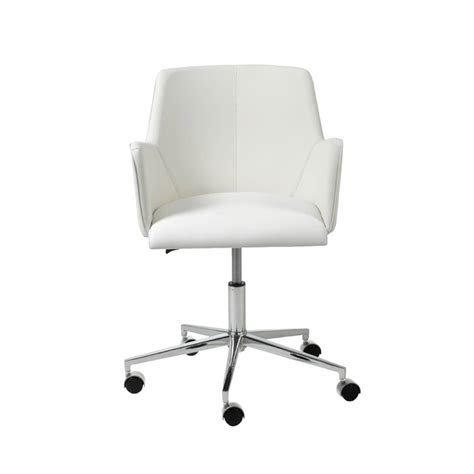 Sunny White Swivel Office Chair | Office Chairs