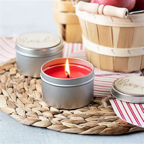 Candle Making Kit: Easy Apple Cider Candle Tins