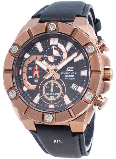 Casio Edifice EFR-569BL-1AV Chronograph Quartz Men's Watch ...