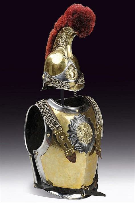 Neoprusiano — French carabinier’s cuirass and helmet (1833) | Uniformes militares, Armaduras ...