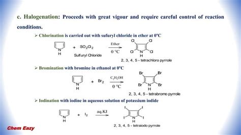 Heterocyclic compounds - pyrrole - synthesis of pyrrole - characteristic reactions of pyrrole ...