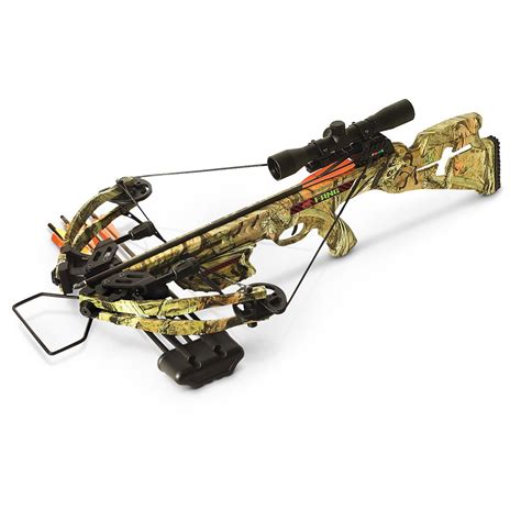 PSE Fang Crossbow Package, 4x32mm Scope, 155-lbs. Draw Weight - 649190 ...