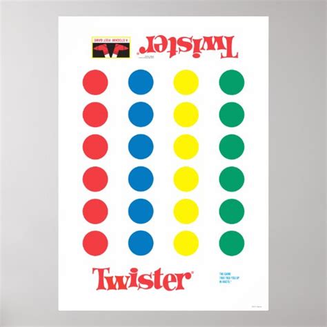 Twister Game Mat Poster | Zazzle.com