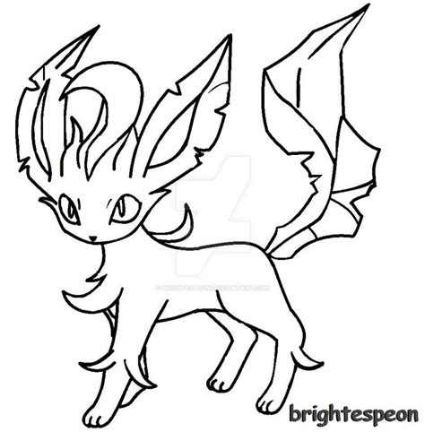 leafeon base by brightespeon on DeviantArt