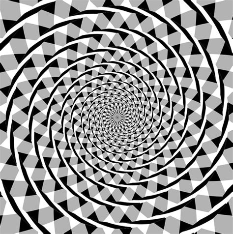 Different Spiral Optical Illusion