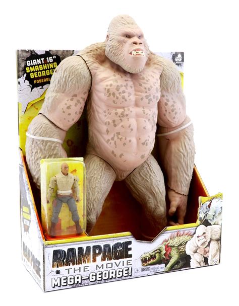 NEW Rampage The Movie 16 Mega George & The Rock Actions Figure Toys NIB ...