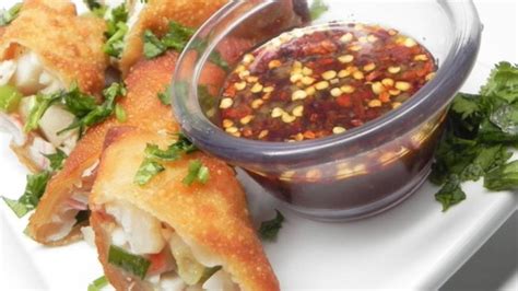 Crab-Filled Egg Rolls With Ginger-Lime Dipping Sauce Recipe - Allrecipes.com