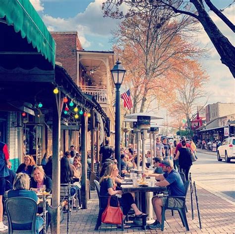 Canton Street in Roswell, Georgia. Great food, drinks, and live music ...