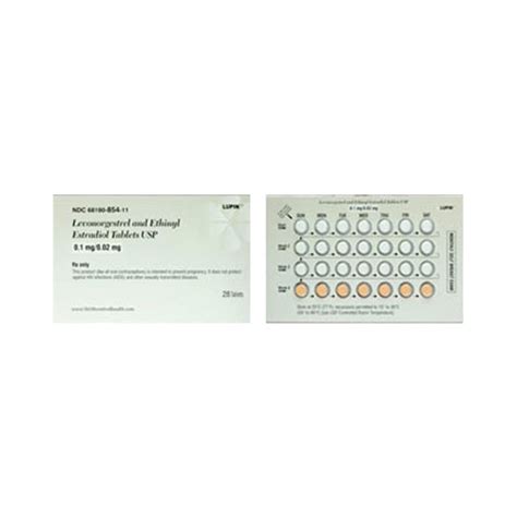 Levonorgestrel and Ethinyl Estradiol Tablets USP - Lupin Pharmaceuticals, Inc.