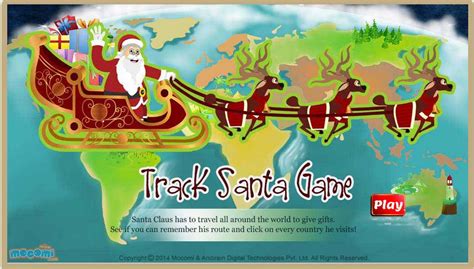 Santa Tracker Game - Free Games For Kids | Mocomi | Games for kids ...