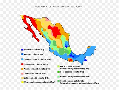 Koppen Climate Classification Map Mexico