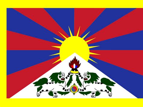 Flag of Tibet - Openclipart