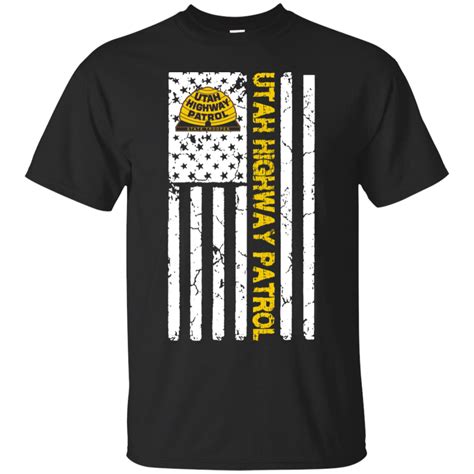 Utah Highway Patrol USA Flag Shirts - Teesmiley