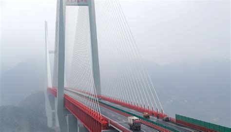 China opens Beipanjiang bridge- the highest bridge in the world, near ...