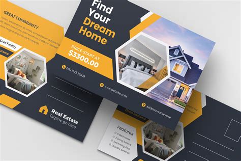 Real Estate Postcard Templates | Creative Market