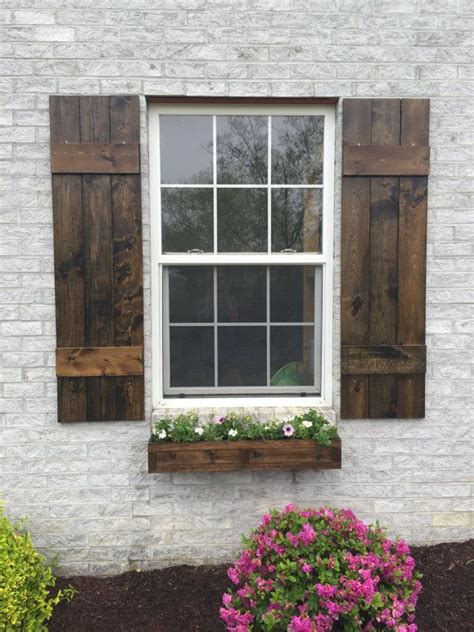 Window Box Planter Flower Box Custom Sizes by ALittleCurbAppeal | House shutters, Shutters ...