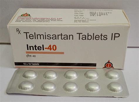 Telmisartan 40 mg Tablets (Intel-40) - Integrated laboratories Pvt. Ltd.