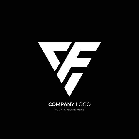 CF letter logo vector template 24221456 Vector Art at Vecteezy