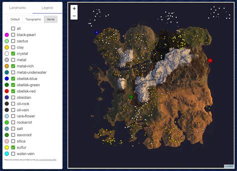 ArkMapShare.com adds Ark Wiki resource overlays to 8 maps : r/ARK