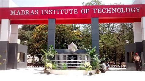 Madras Institute of Technology- [MIT], Chennai Courses & Fees 2020-2021