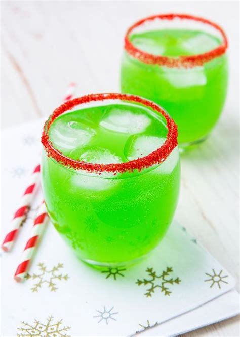 54 Festive Cocktails To Make All Holiday Season Long | Grinch drink, Christmas punch recipes ...