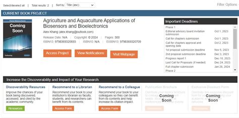 Agriculture and Aquaculture Applications of Biosensors and Bioelectronics