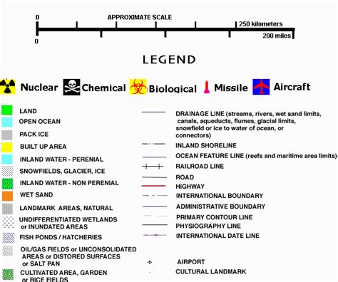 Maps: World Map Legend