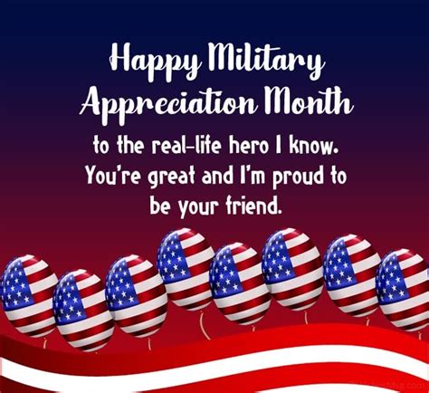 Military Appreciation Month Wishes and Quotes - WishesMsg