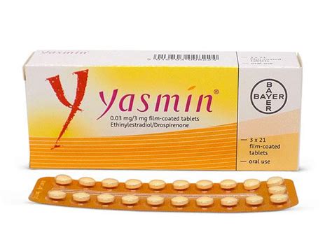 Buy Yasmin Contraceptive Pill Online - Dr Fox