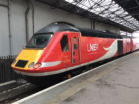 HST power car 43310 is seen at Inverness with its recently applied LNER ...