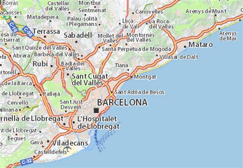 Badalona Map: Detailed maps for the city of Badalona - ViaMichelin