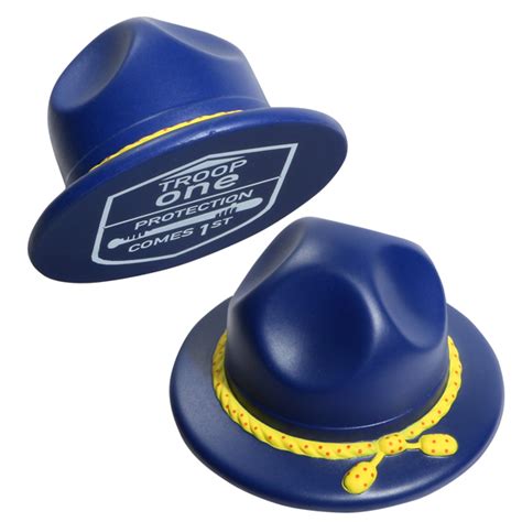 Promotional State trooper hat stress reliever Personalized With Your ...