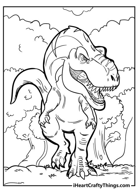 Tyrannosaurus Coloring Page Dinosaur Coloring Pages | Images and Photos finder