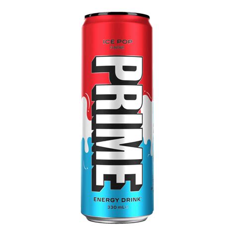 Prime Ice Pop Energy Drink Cans 330ml | Protein Package | Protein Package