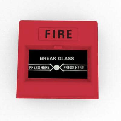 Emergency Alarm Button - 3D Model by firdz3d