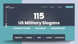 115+ Creative US Military Mottos Taglines & Example - Tiplance