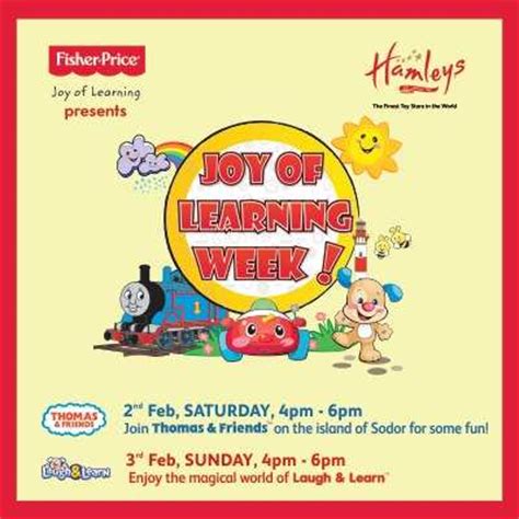 Hamleys Bangalore & Fisher-Price present the Joy Of Learning Week on 2 & 3 February 2013 ...