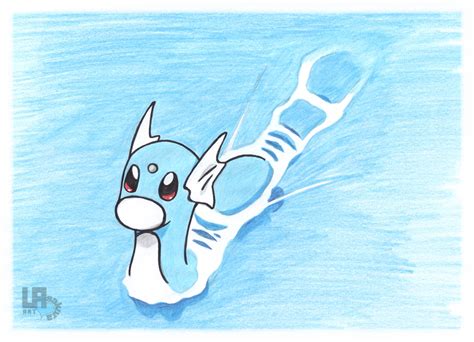 Dratini swimming [Fan Art] by LeyAsakura on DeviantArt