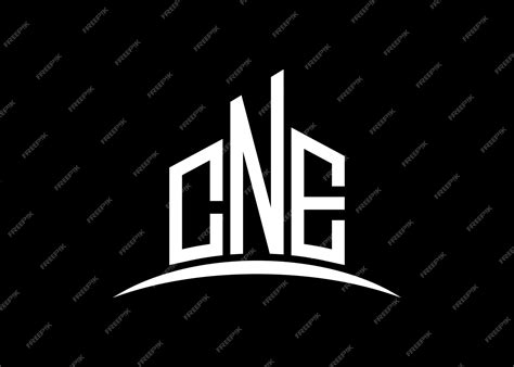 Premium Vector | Letter cne building vector monogram logo design ...