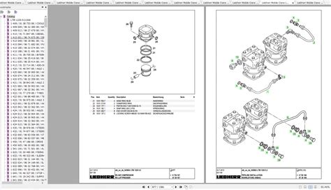 Liebherr Mobile Crawler Cranes PDF Spare Parts List DVD