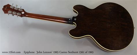 Epiphone Casino John Lennon Limited Thinline Archtop | www.12fret.com