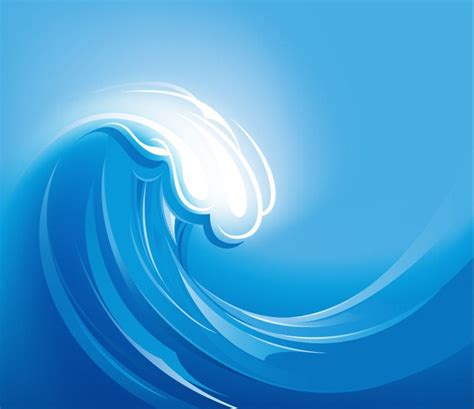 Sea Wave Vector Illustration | Free Vector Graphics | All Free Web ...