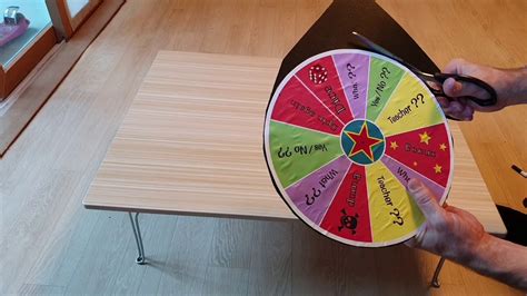 Wheelgame - How to make a spinning wheel - YouTube