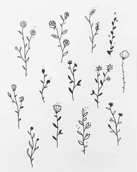 Cute Simple Drawings Of Flowers