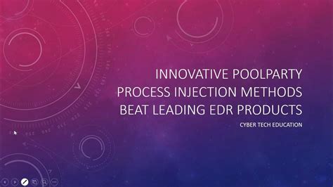 Innovative PoolParty Process Injection Methods Beat Leading EDR Products | injection technique ...
