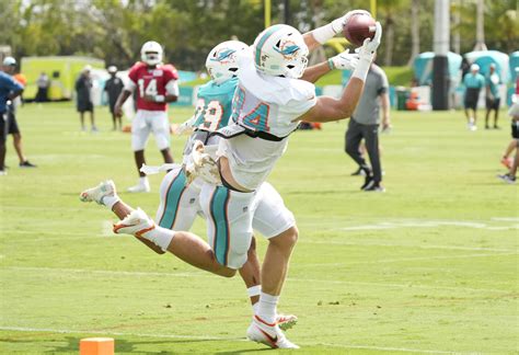 Hunter Long could get a shot on Sunday for the Miami Dolphins