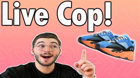 🔴Live Cop : Adidas Yeezy 700 'Bright Blue' 🔴| *Ask If You Need Help* - YouTube